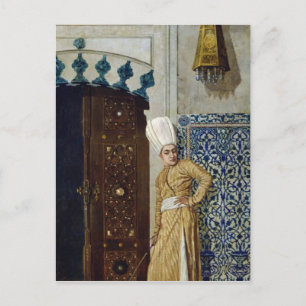 Carte Postale Un eunuque avant la porte du harem