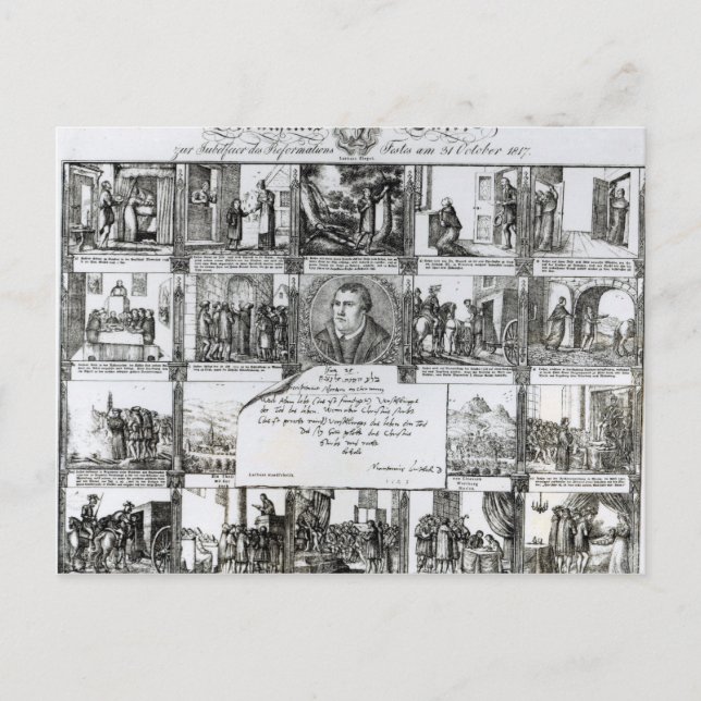 Carte Postale Un festin pour célébrer la Réforme (Devant)