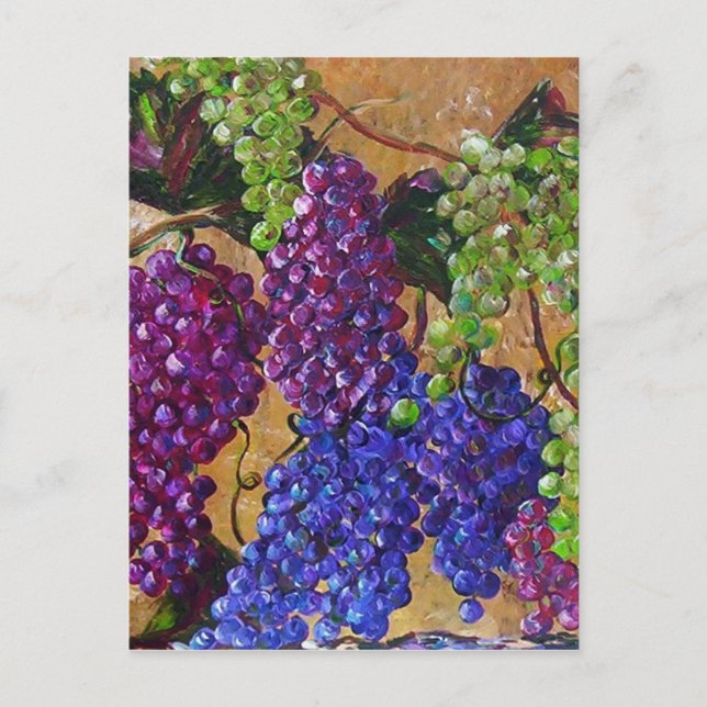 Carte Postale Un festival des raisins (Devant)