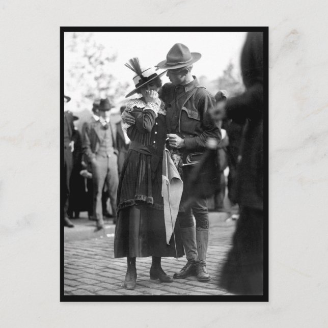 Carte Postale Un garçon soldat du 71e Régiment_War Image (Devant)