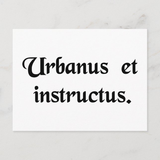 Carte Postale Un gentleman et un érudit. (Devant)