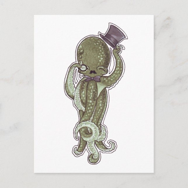 Carte Postale Un Gentlephalopod parfait (Devant)