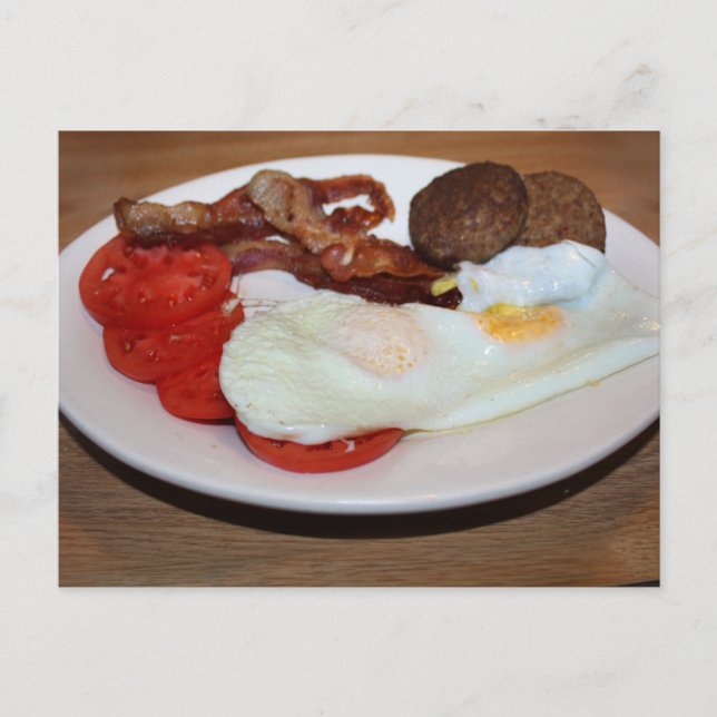 Carte Postale Un Grand Petit-Déjeuner (Devant)