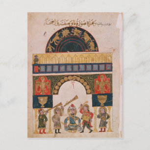 Carte Postale Un graphique astrologique indien