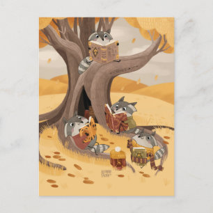 Carte Postale Un guérisseur de livres anciens par Alexandra Dika