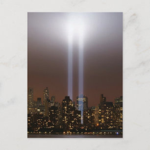Carte Postale Un hommage au World Trade Center à New York.