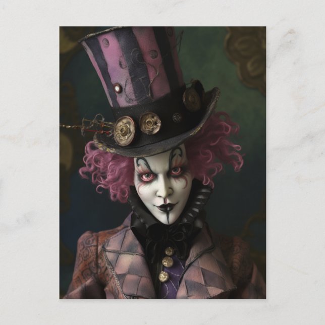 Carte Postale Un homme dans un Tophat (Devant)