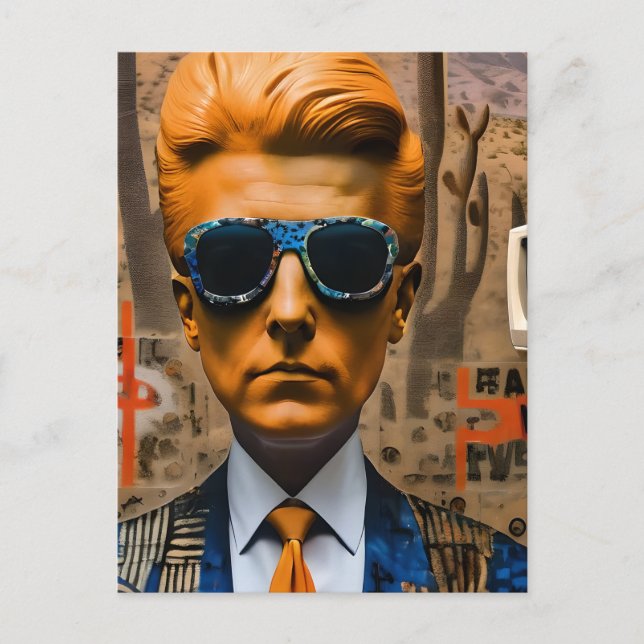 Carte Postale Un homme dans une société en déclin (Devant)