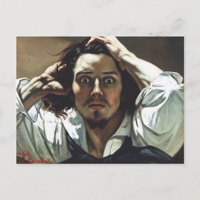 Carte Postale Un homme désespéré (Devant)