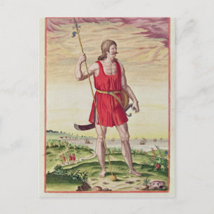 Carte Postale Un homme d'une tribu voisine aux Picts