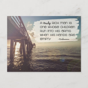 Carte Postale Un homme riche