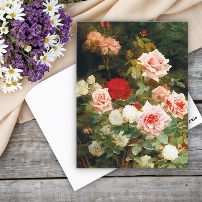 Carte Postale Un jardin Rose (1902) (Créateur téléchargé)