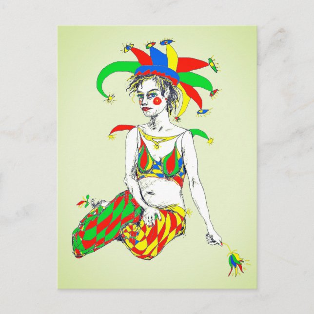 Carte Postale Un Jester (Devant)