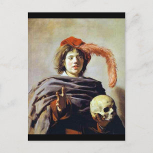 Carte Postale Un jeune homme au crâne