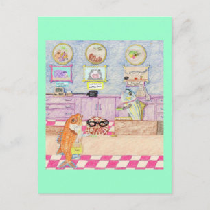 Carte Postale Un Jour À La Banque