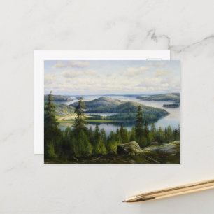 Carte Postale Un jour d'été sur le lac Paijanne, Waenerberg