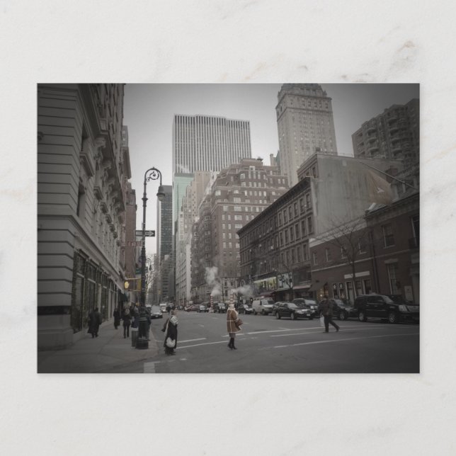 Carte Postale Un jour nuageux dans l'Upper East Side (Devant)