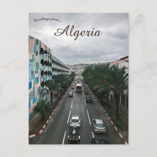 Carte Postale Un jour pluvieux à Alger Algérie