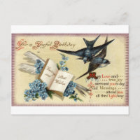 Un joyeux anniversaire Vintage 1913 Repro