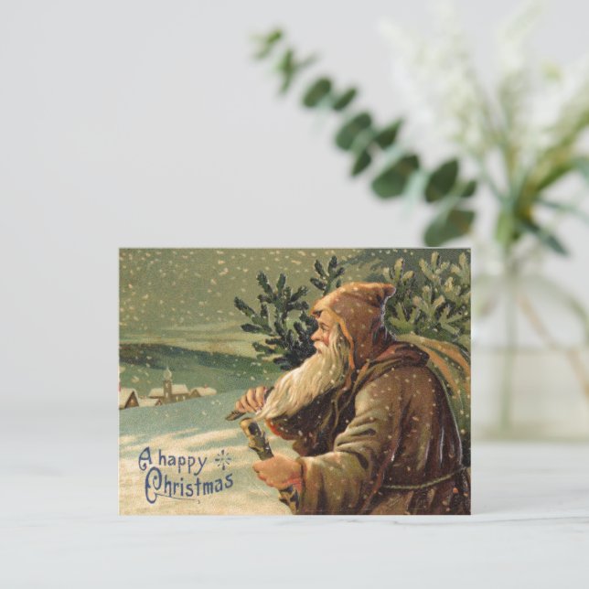 Carte Postale Un joyeux Noël (Debout devant)