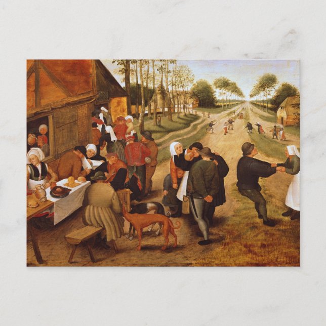 Carte Postale Un Kermesse flamand (Devant)