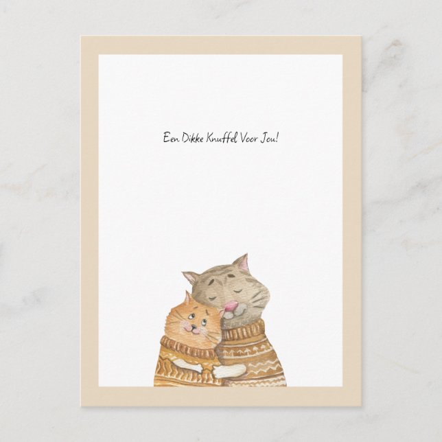 Carte Postale Un Knuffel pour toi ! Carte. (Devant)