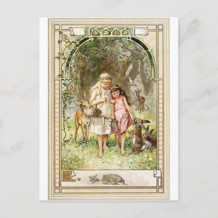 Carte Postale Un Lieu Spirituel -Fairytales -Blanche Neige