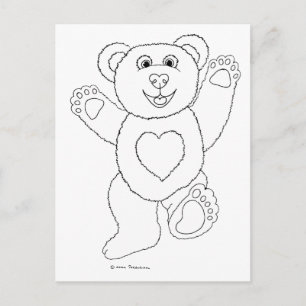 Carte Postale Un Lucky Teddy