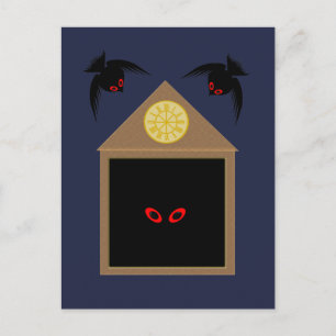 Carte Postale Un manque de générosité de Ravens Halloween