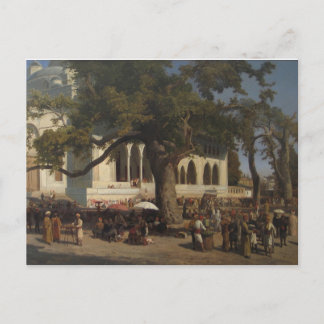 Carte Postale Un marché animé par Karl von Eckenbrecher