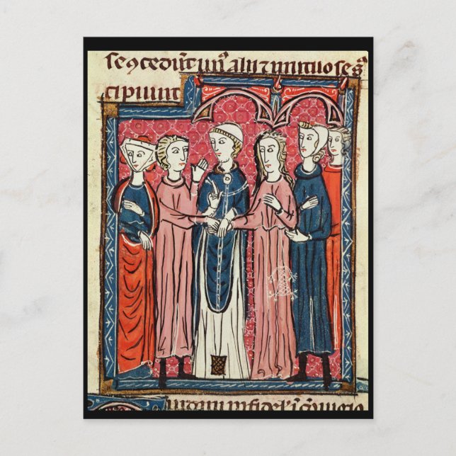 Carte Postale Un mariage, des Décrets de Gratien (Devant)