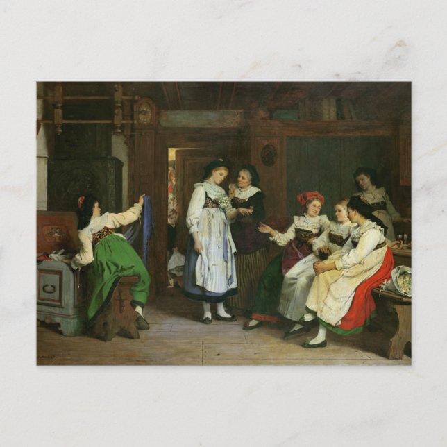 Carte Postale Un Mariage en Basse-Alsace (Devant)