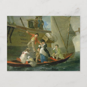 Carte Postale Un marin marié adieu, c.1800 (huile sur le
