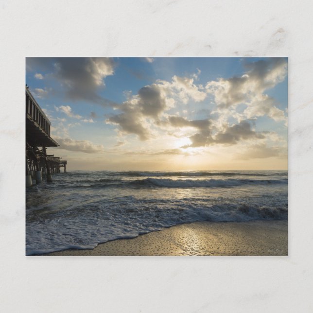 Carte Postale Un Matin De Plage Glorieux (Devant)
