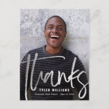 Un Merci de graduation moderne éclatant