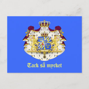 Carte Postale Un Merci suédois