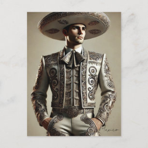 Carte Postale Un Mexicain en costume Charro