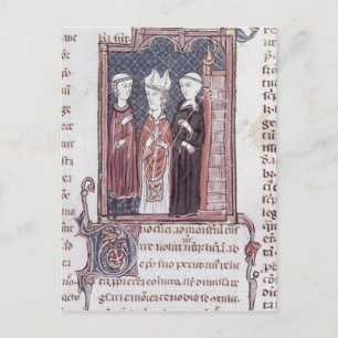 Carte Postale Un moine, un évêque et un abbé