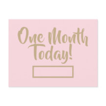 Carte postale un mois aujourd'hui