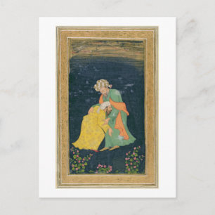 Carte Postale Un mollah s'incline devant un homme habillé en Ira