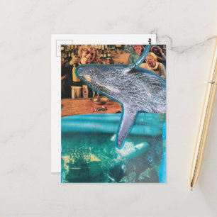 Carte Postale Un moment surréaliste de baleine