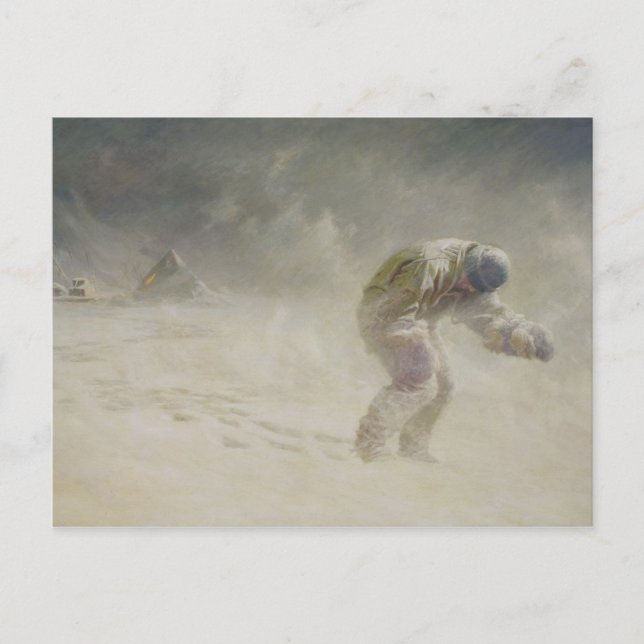 Carte Postale Un monsieur très vaillant, 1913 (Devant)