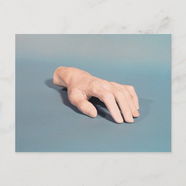 Carte Postale Un moulage de la main de Frédéric Chopin (Devant)
