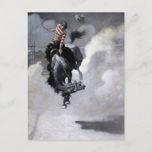 Carte Postale "Un nuage de poussière" Art occidental par NC Wyet