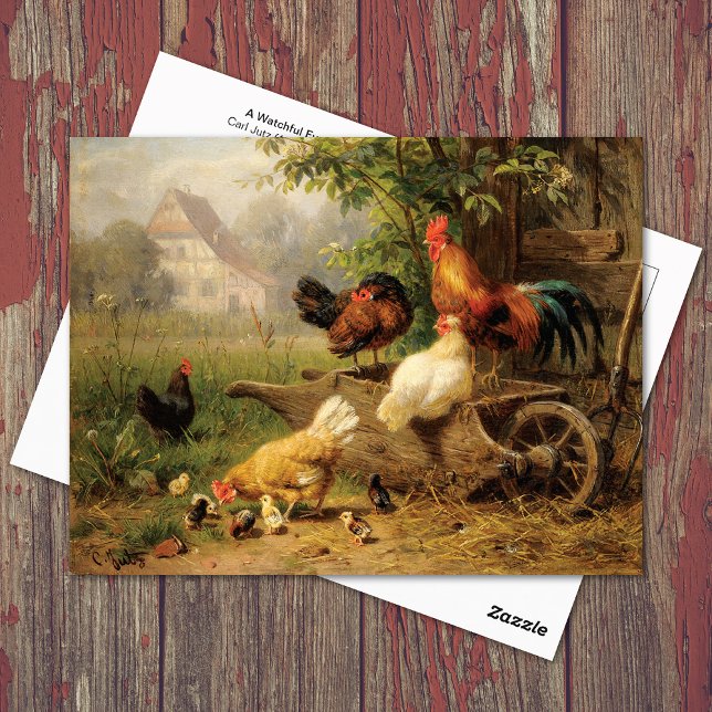 Carte Postale Un oeil attentif Carl Jutz (Créateur téléchargé)