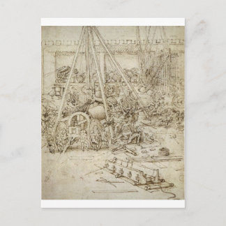 Carte Postale Un parc d'artillerie