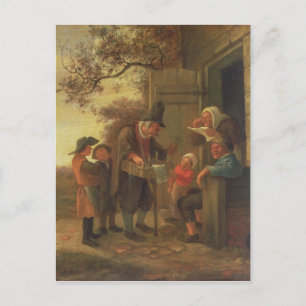 Carte Postale Un pédalo vendant des Spectacles