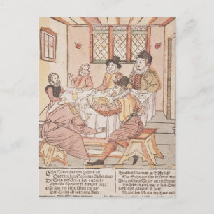 Carte Postale Un père mélané par son fils