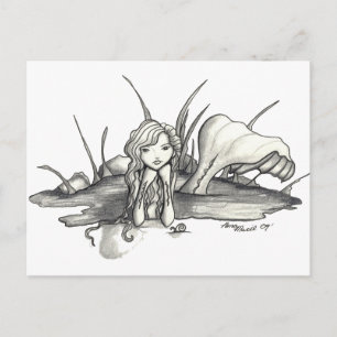 Carte Postale un petit étang pour rappeler à la maison