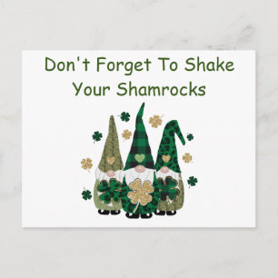 Carte Postale Un petit Humour Shamrock